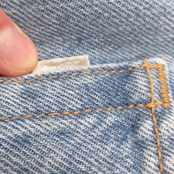 Levis Silvertab Jeans 'Womens 34 Blue Denim '94 Baggy Distressed 34x30 - Picture 12 of 16